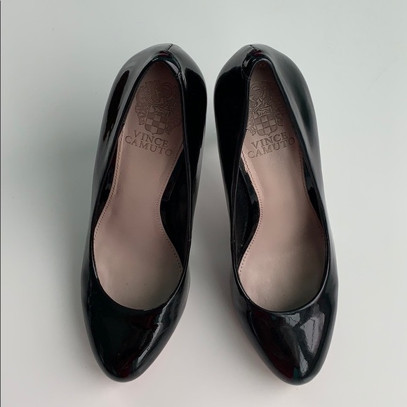 Vince Camuto Black Patent High Heels - Picture 3 of 7